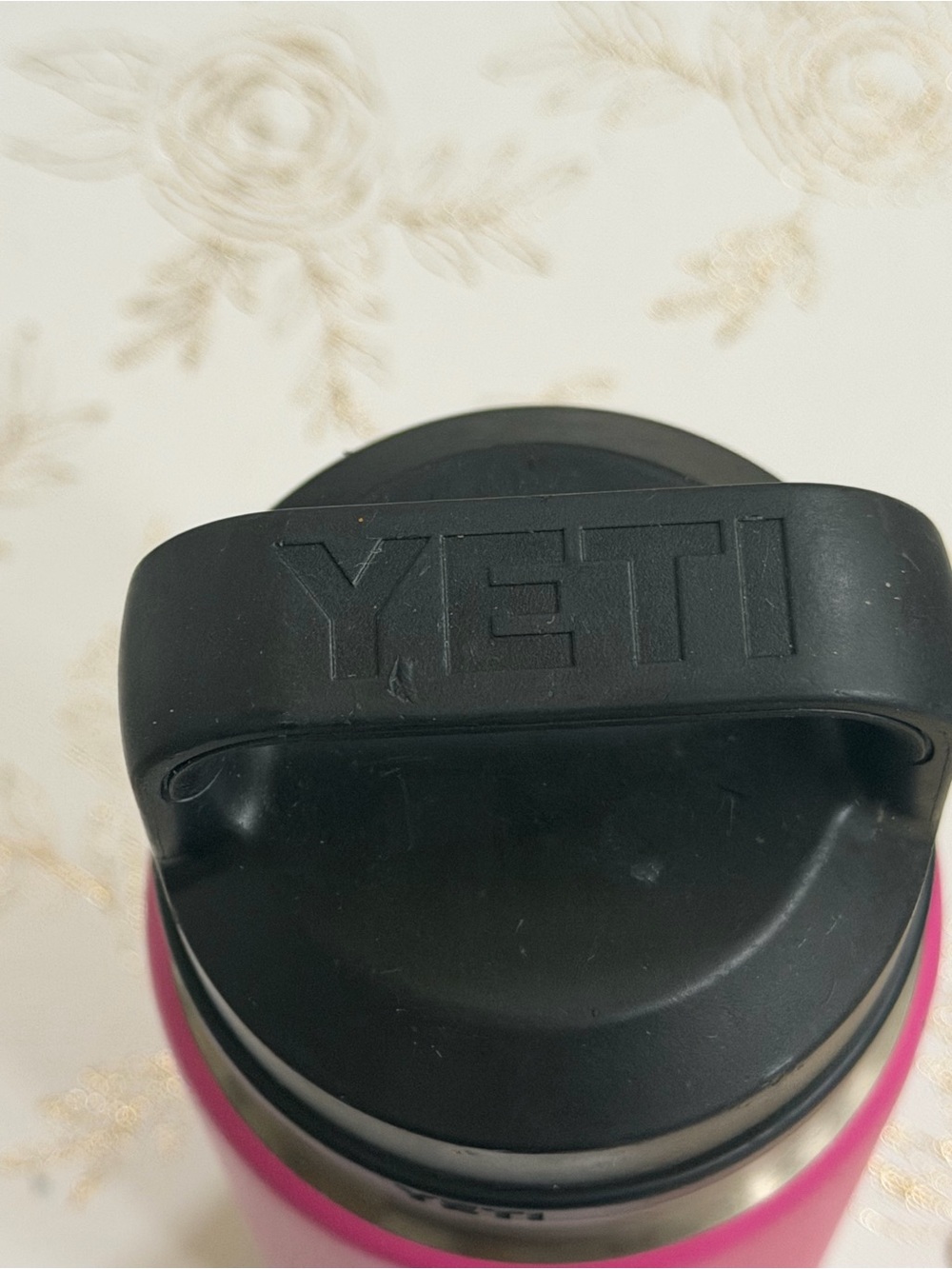 YETI Rambler Stainless Steel Bottle in Pink 26oz - Picture 4 of 7